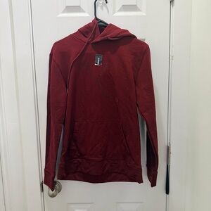 Express Maroon Drawstring Hoodie